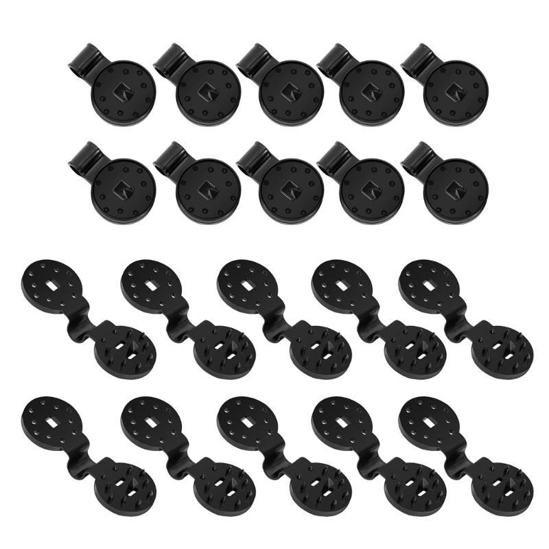 20/50/100PCS Plastic Sunshade Clips Shade Cloth Clips Shade Netting Black Clips