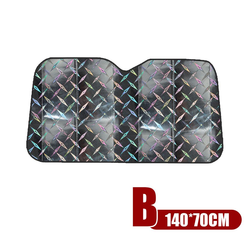 

1x Автомобильный солнцезащитный козырек, утолщенный лазерный козырек от солнца, козырек для внедорожника, внедорожный солнцезащитный козырек, чехол для лобового стекла, автомобильные аксессуары