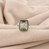 Grüner Amethyst Edelstein 925 Sterling Silber Handgefertigter Schmuck Jubiläumsring Für Sie RR-71-6
