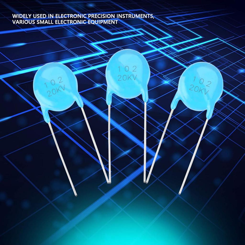 20pcs High Voltage Ceramic Capacitor Kit 20KV 1nF 0.001uF 1000pF