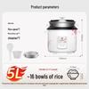 Triangle Multi-Function Electric Rice Cooker with Steamer CN plug (adapter included)