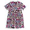 Alice In Wonderland Womens/Ladies Checked All-Over Print Smock Dress