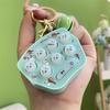 Mini Luminous Whack-a-Mole Game Keychain: Fun Decompression Toy with Sound for Students