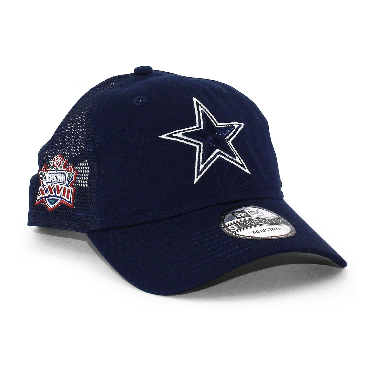 

New Era 9TWENTY Dallas Cowboys NFL Super Bowl XXVII Trucker Mesh Size 920 Cap, Navy, [Used]
