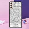 London Country Sketch City Map Phone Case For Samsung Galaxy S25 Ultra S24 S23 Ultra S9 S10 S20 S21 S22 Plus S24 FE Cover
