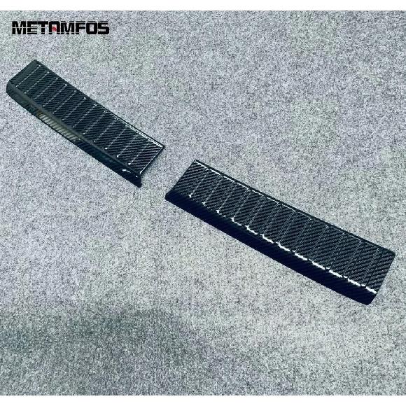 For Toyota Raize -2024 2025 Interior Rear Trunk Bumper Foot Plate Tail Door Sill Scuff Guard Plate Accessories Car Styling