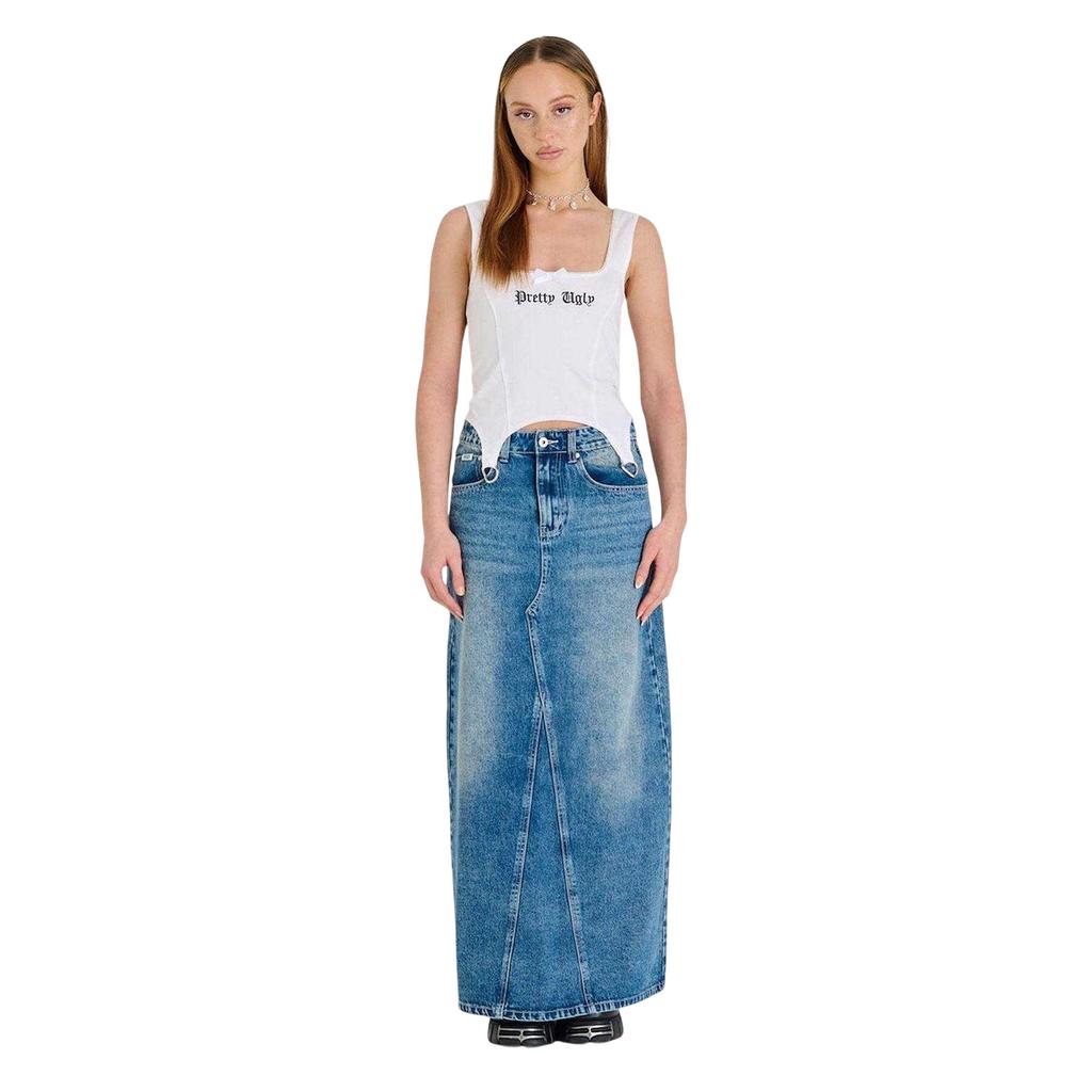 The Ragged Priest Womens/Ladies Denim Maxi Skirt