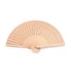 8-inch Scented Sandalwood Folding Fan with Chinese Character Design