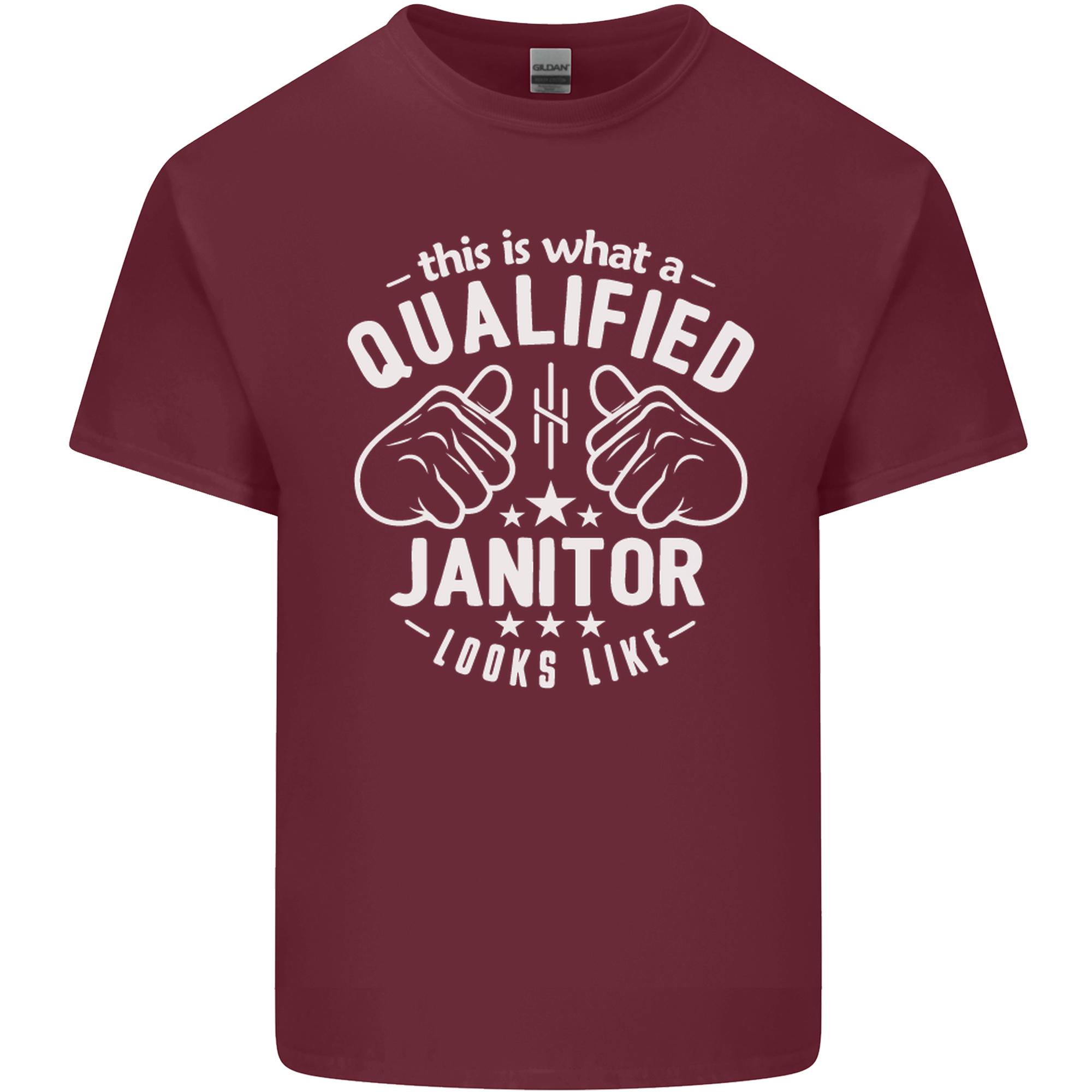 This Is What a Qualified Janitor Looks Like Unisexs Light Cotton TShirt S