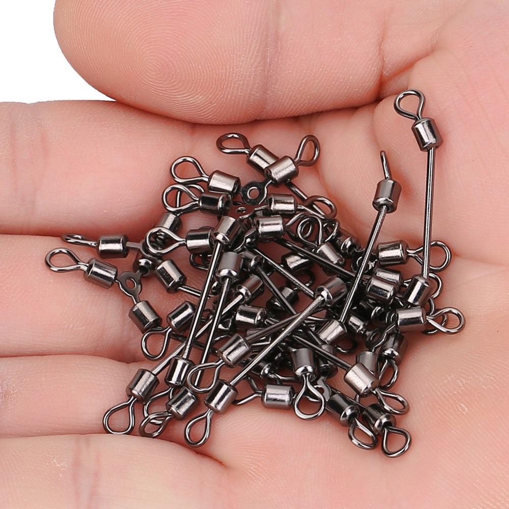30PCS Y Shape Fishing Swivels Copper 3 Way Rolling Swivels Triple Swivel Connector  for Anglers Use