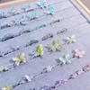 Blind Box Liquid Butterfly Zircon Enamel Dripping Open Ring Sweet Cool Wind Advanced Sense Light Luxury Personalized Ring
