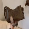 Chic Vintage Style Women's Bucket Bag Soft Material Shoulder Bag For Daily Use