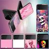 A Funny Skeleton Skull Coque For Samsung Z Flip7 6 Galaxy Case Shockproof Z Flip5 Z Flip3 4 5G Hard Cover Phone TPU PC Hard Fun
