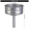 Convenient 6 Cup Moka Pot Funnel Durable Stainless Steel Replacement Funnel For Moka Pot Enhancing Coffee Flavor