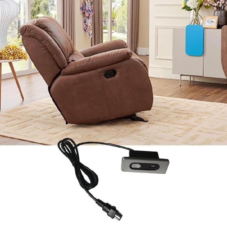 Interruttori per poltrona reclinabile manuale con porta di ricarica USB Controller per divano elettrico Pulsanti di controllo manuale Interruttori di ricambio