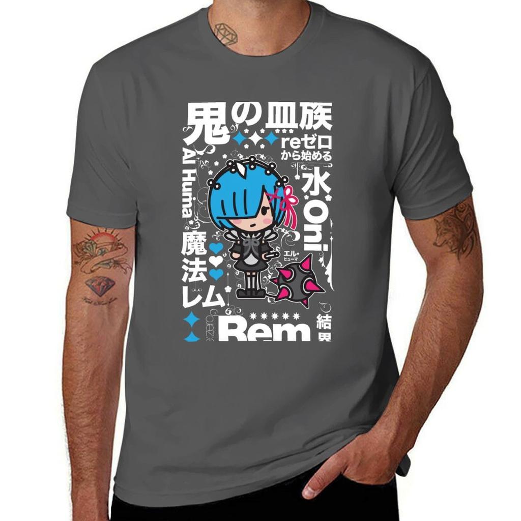 Rem Rezero Tshirt Antiwrinkle Short Sleeve Tshirt