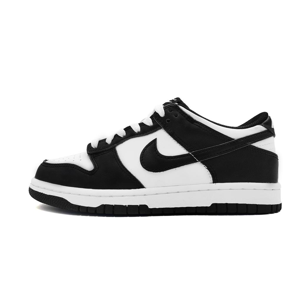Nike Dunk Starry Leather Cushioning Low Top Skateboard Shoes Women's Black White DD1503-101(Team1447-)