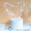 NetizenINS Flowing Colored Ribbon Cake Decoration for Valentine's Day