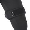 Cotton Black 2D Ring Elastic Rope Ankle Thigh Fitness Exercise Legs Cuff Adjustable Strength Training AccessoriesBlack