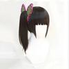 Anime Kimetsu no Yaiba Kanawo Tsuyuri Kanao Capelli Resistenti al Calore Costume Cosplay Parrucche o Fermaglio a Farfalla