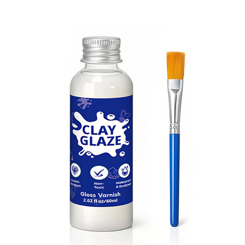 Gypsum Doll Acrylic Paint Varnish - Water-Based, Glossy, Dustproof Finish for DIY Oil Painting.