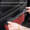 Leather Car Garbage Bag Waterproof Seat Hanging Trash Can  Car Interior Supplies