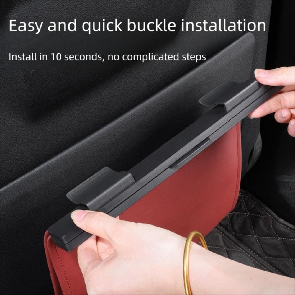 Leather Car Garbage Bag Waterproof Seat Hanging Trash Can  Car Interior Supplies