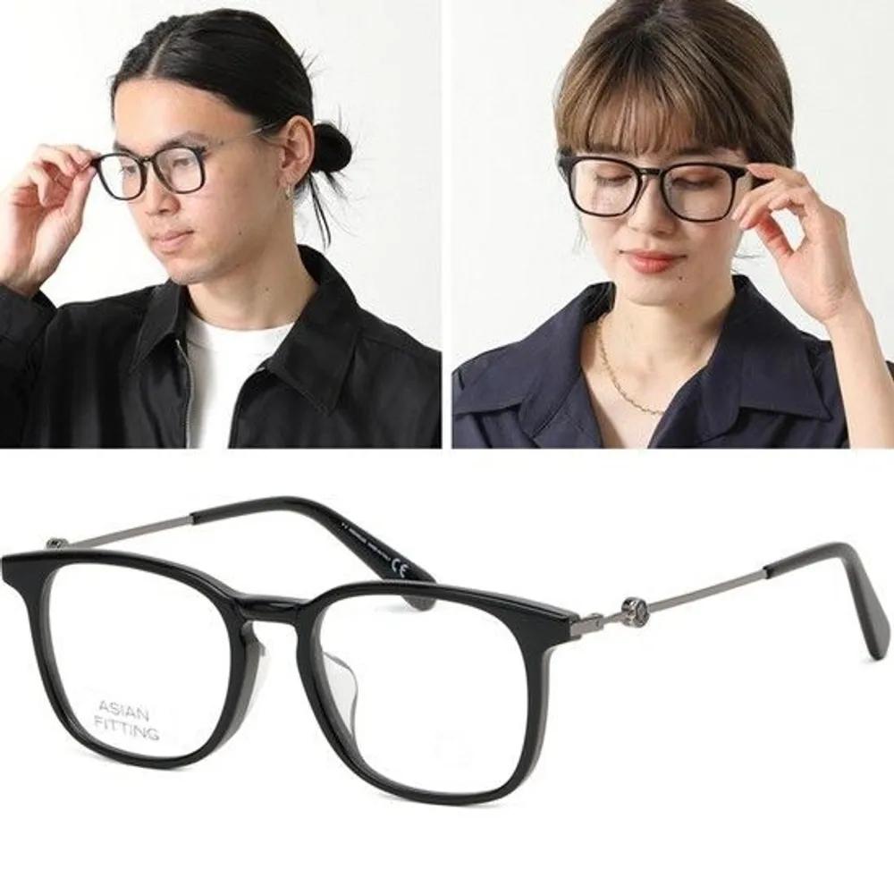 Eyeglass Frame ML5137D Square Black Horn-rimmed Fashion Metal Combination