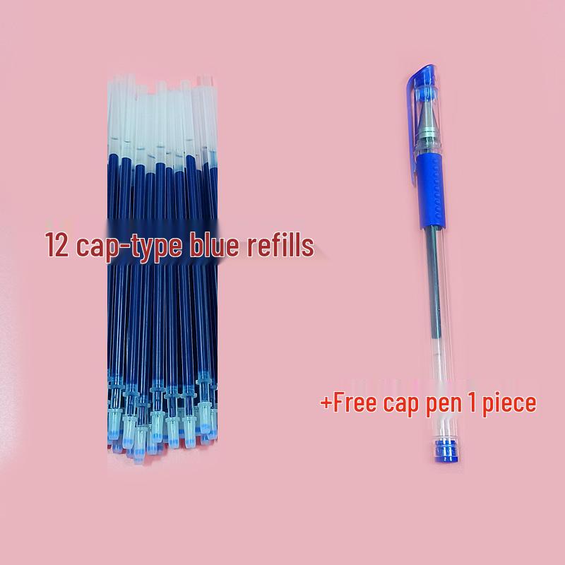 Penna Gel con Punta Sottile da 0,5 mm e Punta a Pallina - Inchiostro Blu, Rosso, Nero per Firmare & Scrivere