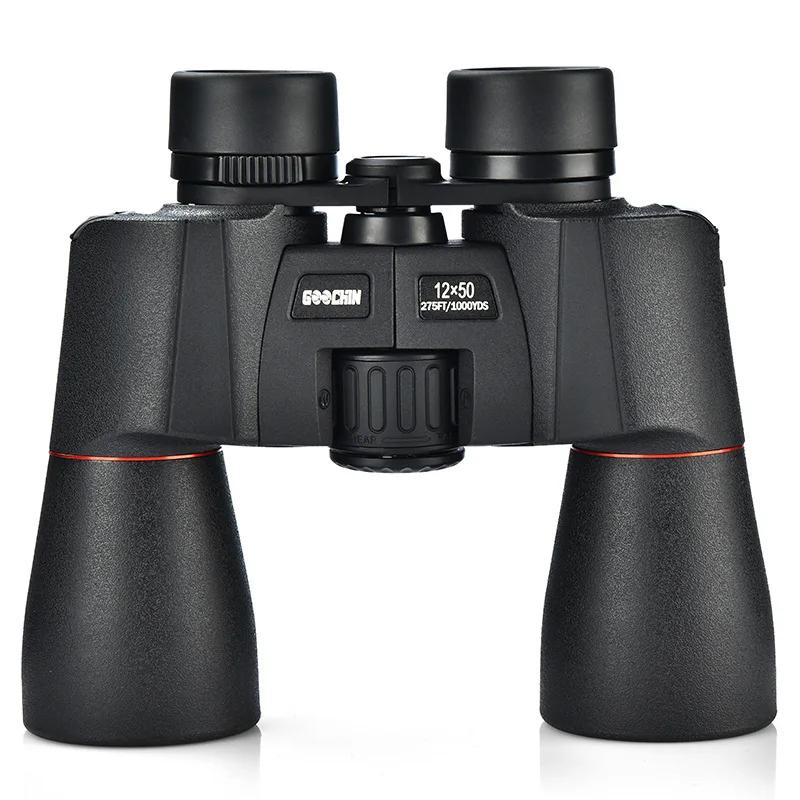 Binoculars Bak4 Prism Optics High Power Waterproof Telescope 12x50