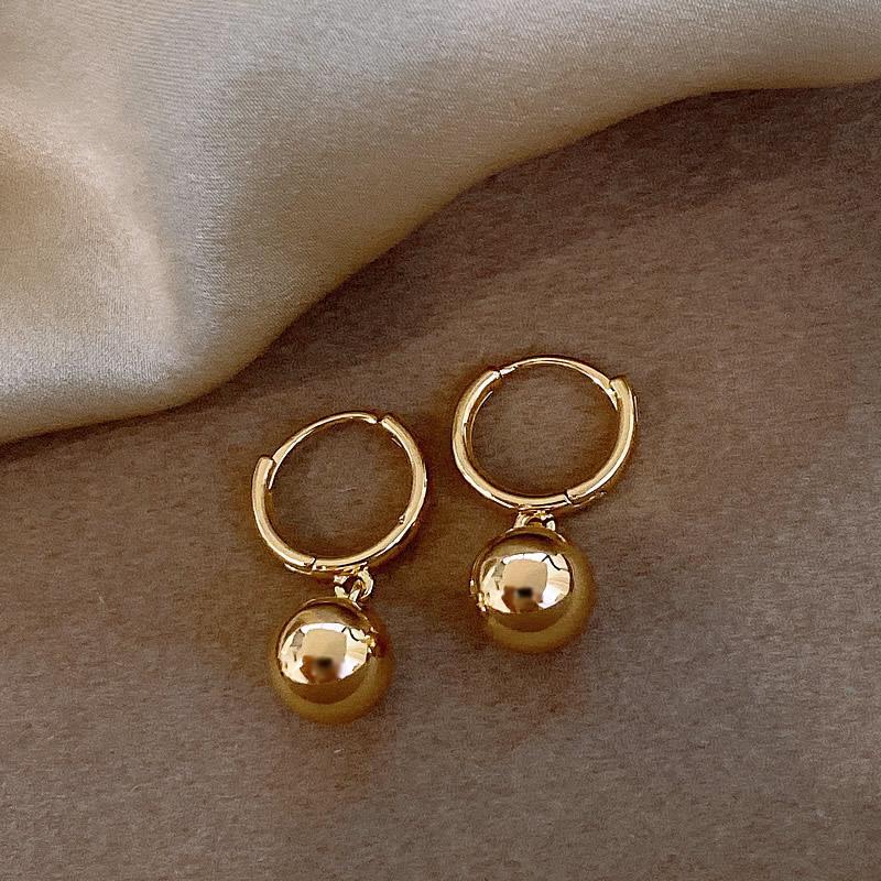 

Металлические серьги-кольца в корейском стиле: Трендовый, Ретро-дизайн для женщин