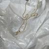 Japanese Super Beautiful S925 Sterling Silver Zircon Pendant Universal Folding Adjustable Necklace Women's Light Luxury Clavicle Chain