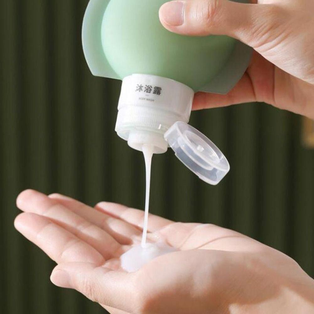 3PCS Shampoo Container Empty Bottle Soft  Lotion Container 60ml 90ml Shampoo Bottle