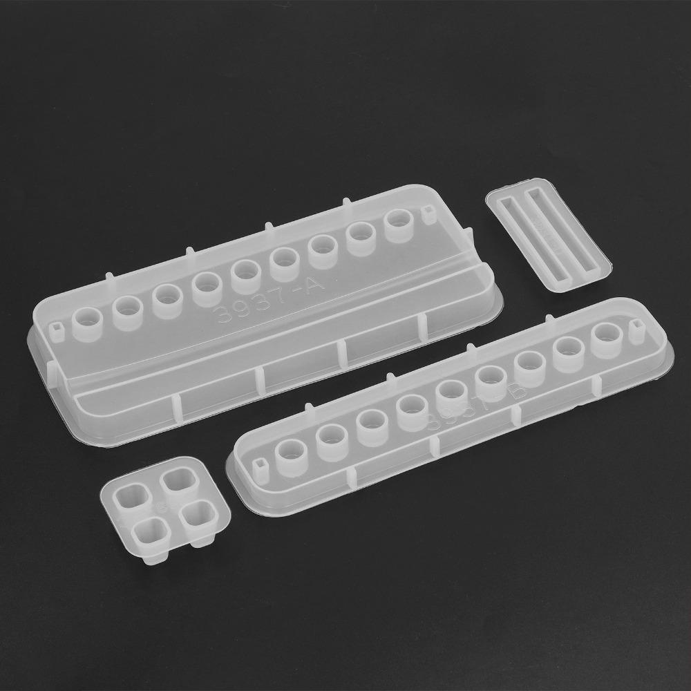 4pcs Silicone Material Pencil Storage Rack Mold Desktop Organizer Mold For DIY Crafts