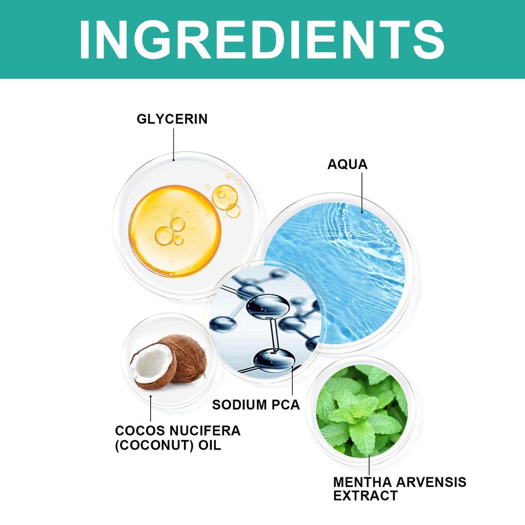 OUHOE Coconut Oil Mouthwash 100ml Remove Tooth Stains Mouth Freshener Protect Your Gums Remove Bad Breath Oral Care Products