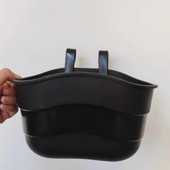 Bicycle Scooter Basket Large Capacity Bright Color Smooth Edge Strong Load-bearing Simple Installation Kids Bicycle Scooter Basket Storage