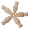 Wooden Christmas Light Bulb Wooden Home Diy  Small Mushroom Bell Pendant  Wooden Jewelry
