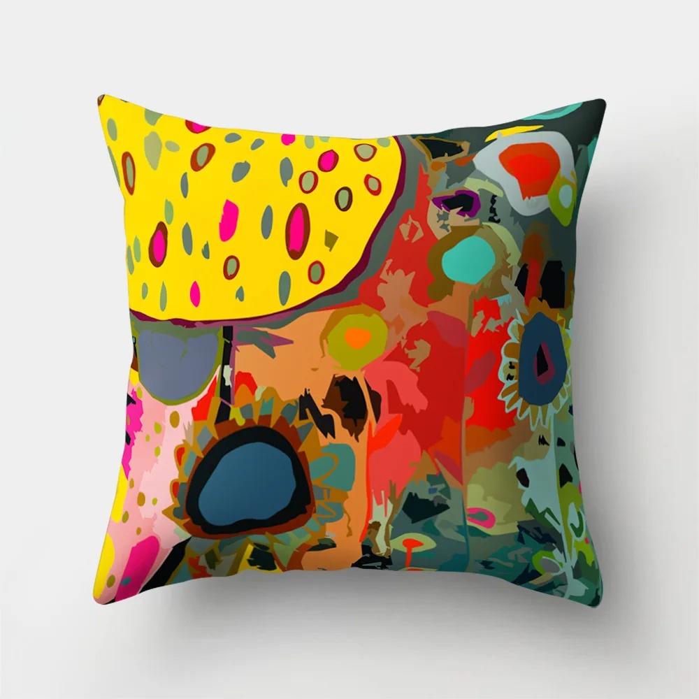 Vintage Flower Pillowcase Interior Decoration Office Living Room Home Pillowcase