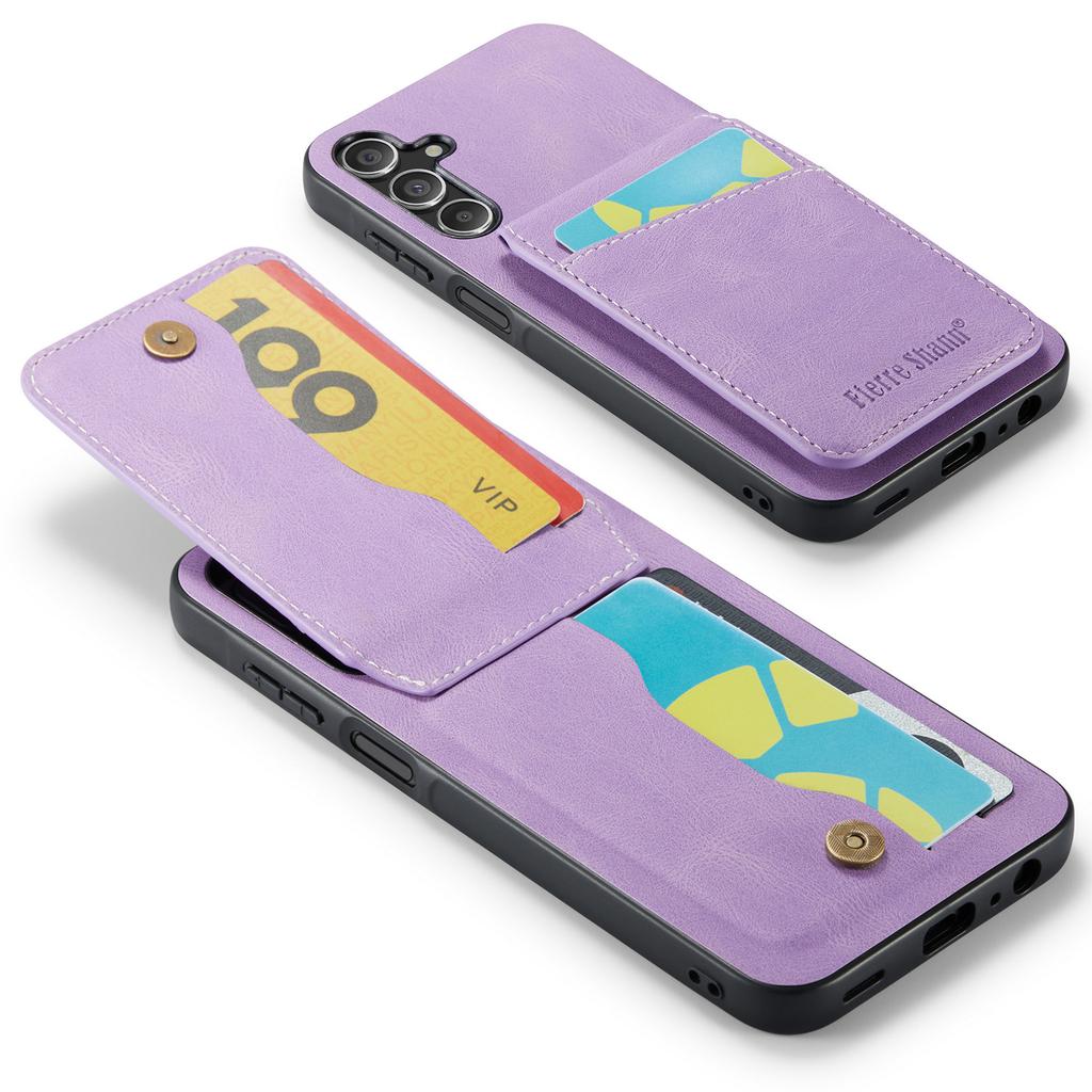 Para Samsung Galaxy A13 5G Capa de Celular Slots para Cartões Capa Traseira PU+TPU
