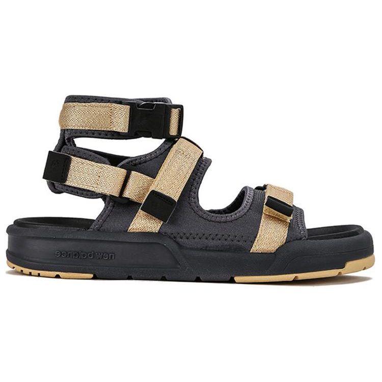 New Balance 4243 Series Beach Sandals Unisex Sandals Black Gold SD4243GD