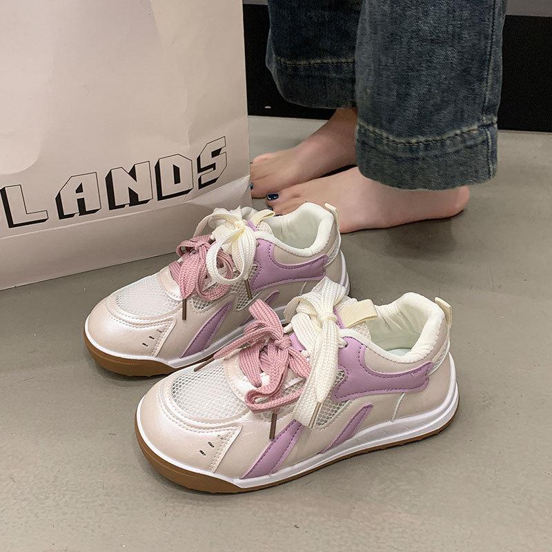 Flat-bottomed German Training Shoes New Summer Thin Mesh Breathable Forrest Gump Casual Sports Dad Shoes