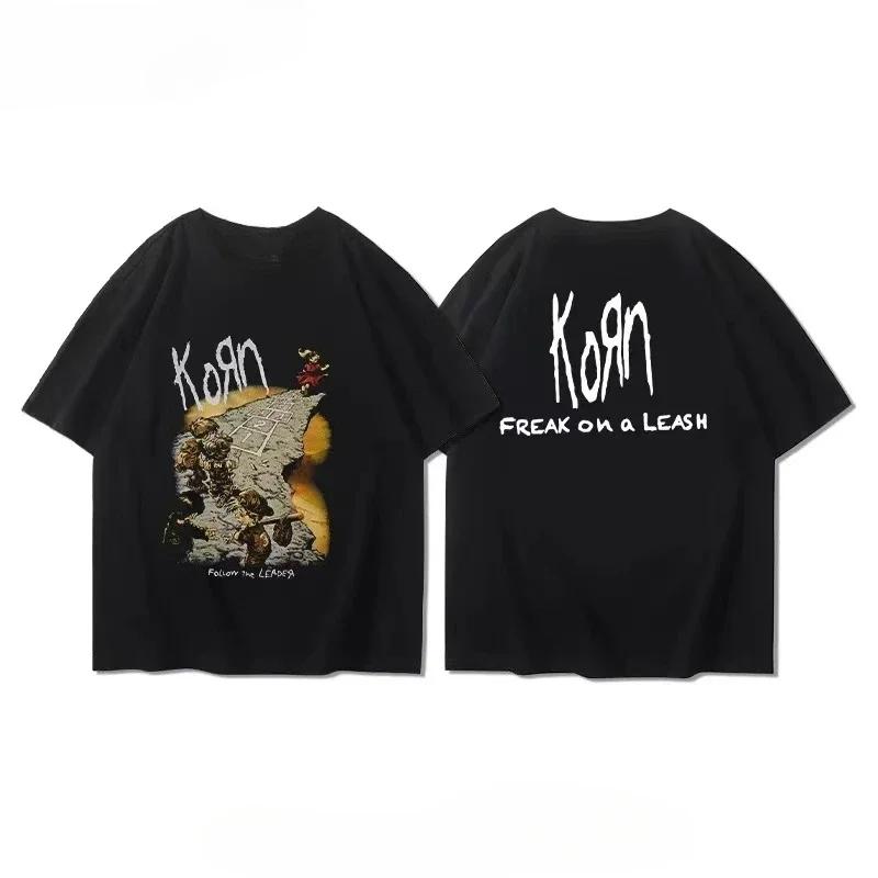 Limp Bizkit Soft Biscuit Band Kurzarm Herren- und Damen-T-Shirt Frühling/Sommer Europäisch und Amerikanisch Metal Rock High Street L