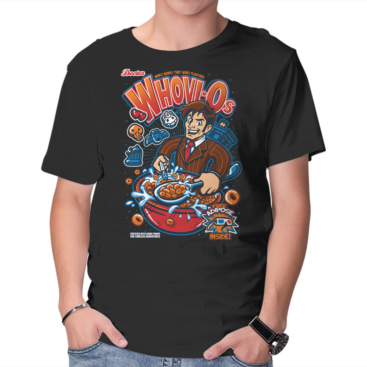 Unisex Crew Neck T-Shirt Whovi-O s Ten Graphic Short Sleeve Casual Tee XXL