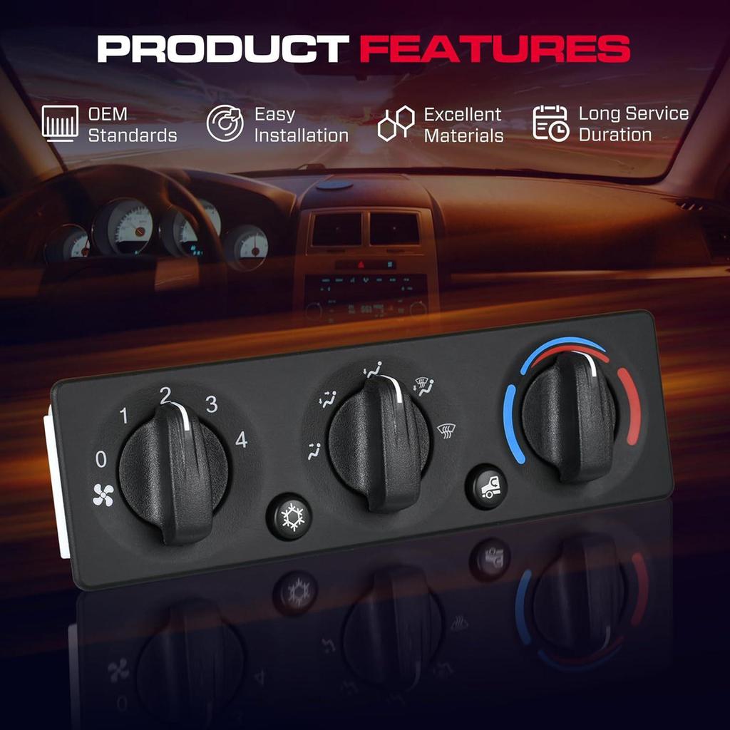 Peterbilt Air Conditioner Control Panel Switch Q21-6119