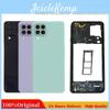 For Galaxy Samsung Original A22 4g 5g A225 A226 Back Battery Cover Door Rear Housing Replacement Parts Full Housing Middle