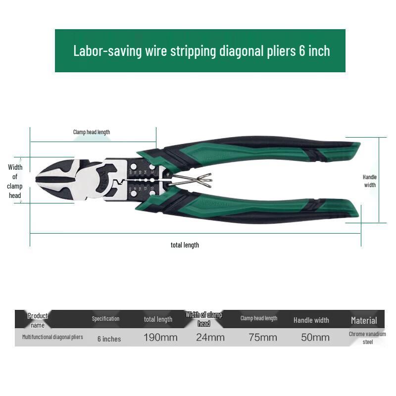 DINTHIN DJ-XK6 Insulated Multi-Purpose Pliers