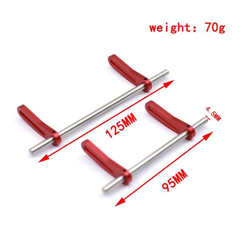 A71Z RC Car Upgrade Adjustable Front And Rear Bumpers Kit For 1/10 SCX10 TRX4 LCG RC Car Upgrade Parts Red