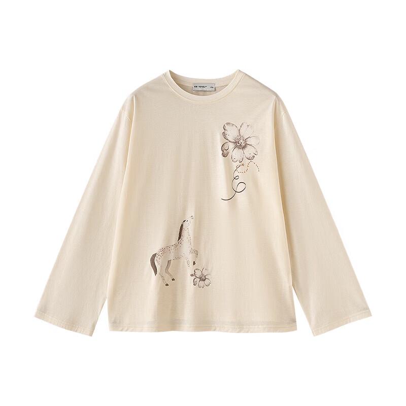 Chuyu Women's Lightweight Floral Print Long Sleeve T-Shirt