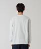 Champion Loose Fit Striped Long Sleeve T-Shirt Ecru
