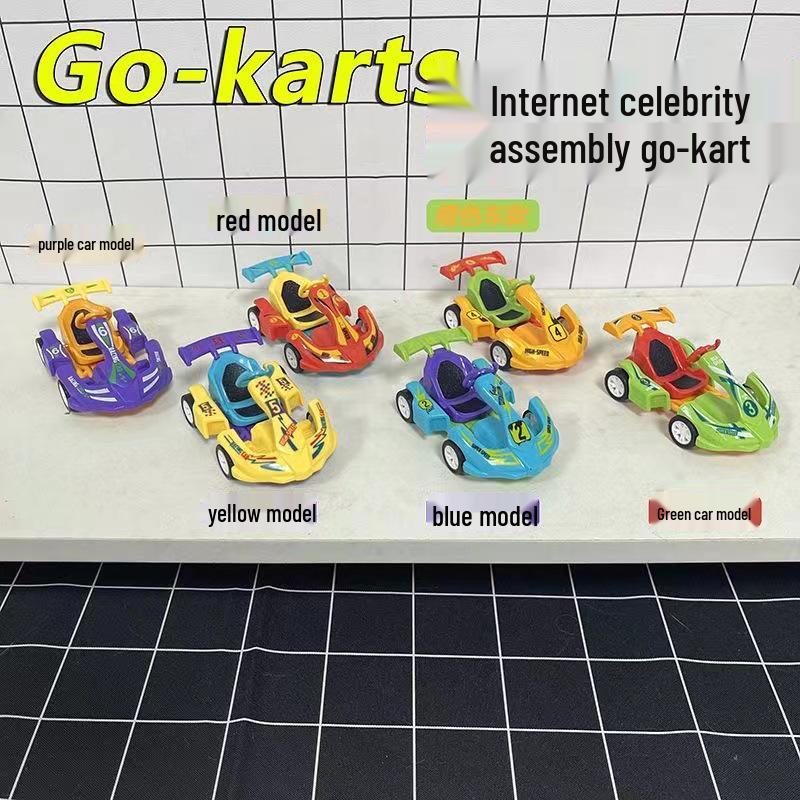 

Cross-border Building Block Toys: Educational Pull-Back Car Puzzle for Kids